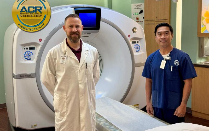FHP Health Center's CT Scan Unit Earns Prestigious Three Year Re-Accreditation from American College of Radiology