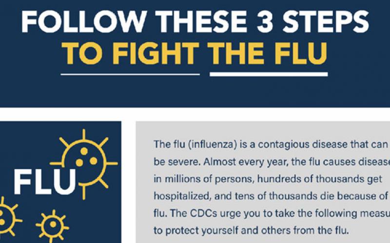FOLLOW THESE 3 STEPS TO FIGHT THE FLU