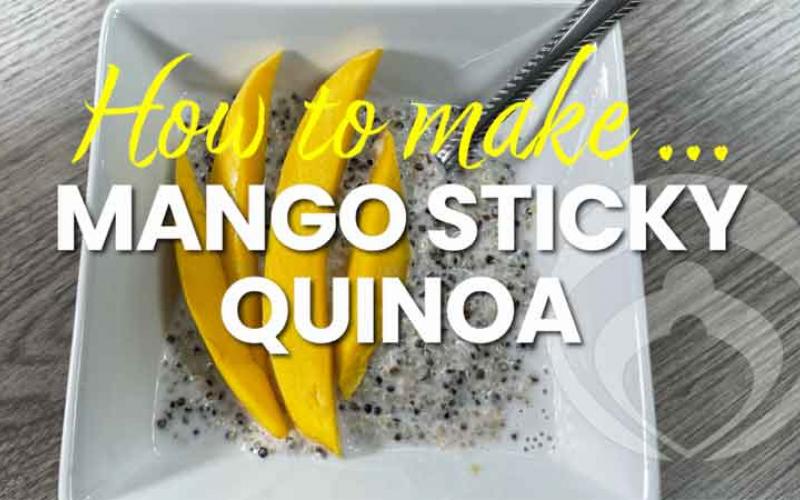 Mango Sticky Quinoa