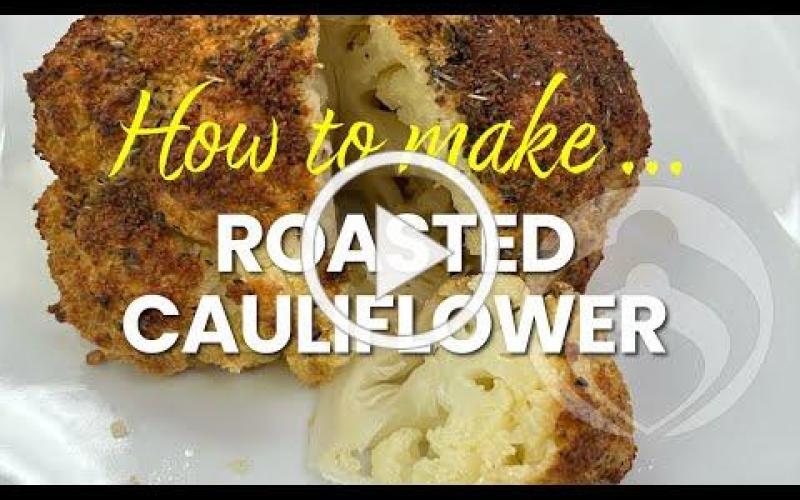 How to Make ROASTED CAULIFLOWER 