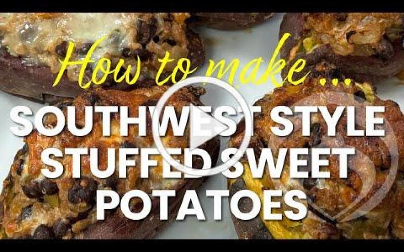 Southwest Style Stuffed Sweet Potatoes