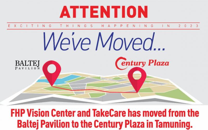 TakeCare and FHP Vision Center will resume normal business operations